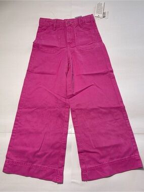 Epic Threads Girls Hot Pink Wide Leg Pants Adjustable Waist Size 5  NWT